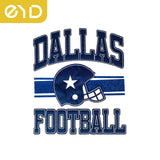 EYD Jersey Numbers and Letters Designer Embroidery Patches Iron on Rhinestones Dtf Printing Custom Heat Transfers for T-shirts
