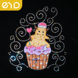 EYD Halloween Costume Decor Decoracion Dress Iron on Patches Custom Heat Transfers Sticker Printing for T Shirt