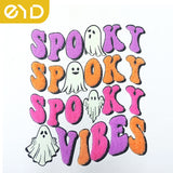 EYD Halloween Costume Embroidery Patches Iron on Logo Patches for Heat Transfer Customized T-Shirt Printing